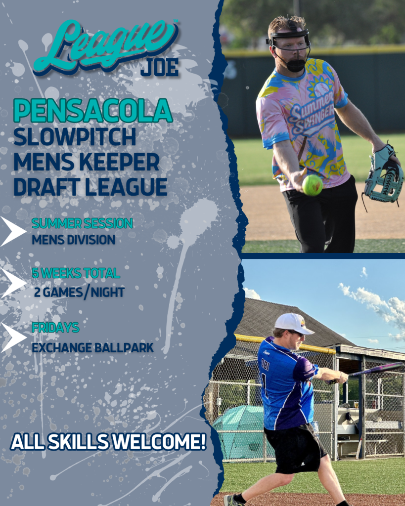 Pensacola Slowpitch Men's Keeper Draft Logo