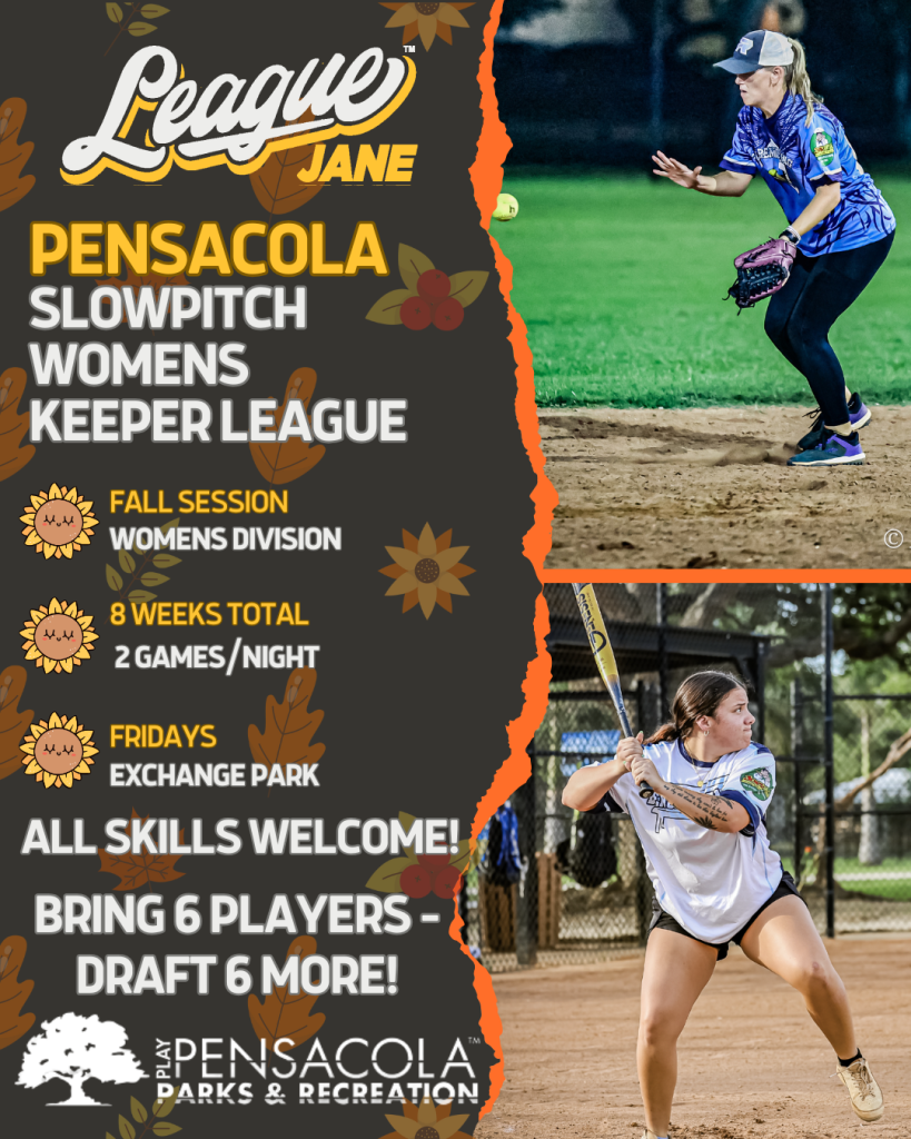 Pensacola Slowpitch Women's Keeper Draft Logo