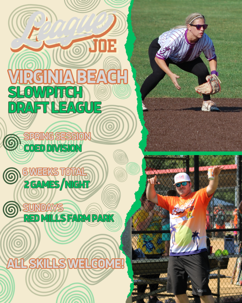 Virginia Beach Slowpitch Softball Draft Logo